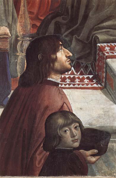 Domenicho Ghirlandaio Details of Bestatigung der Ordensregel der Franziskaner china oil painting image